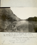 In our journey through Glen Canyon, we stopped to examine and enjoy many of the beautiful glens." Photo by F.A. Nims, 1899.