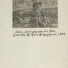 Felix Lantier and his dog. Snapshot by Robert B. Stanton. 1890.