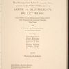 The Metropolitan Opera Company presents Serge de Diaghileff's Ballet Russe