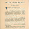 Serge Diaghileff