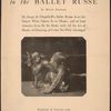 America as host to the Ballet Russe