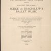 America as host to the Ballet Russe