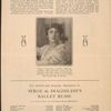 America as host to the Ballet Russe