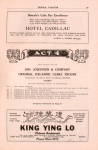 Temple Theatre program, week commencing Jan. 16, 1914.
