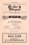 Temple Theatre program, week commencing Jan. 16, 1914.