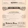 Temple Theatre program, week commencing Jan. 16, 1914.