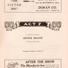 Temple Theatre program, week commencing Jan. 16, 1914.