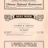 Temple Theatre program, week commencing Jan. 16, 1914.