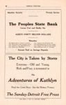 Temple Theatre program, week commencing Jan. 16, 1914.