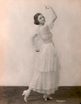 Three solo images of Irene Castle