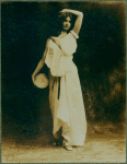 Ruth St. Denis in a Greek dance at a charity benefit, Park Manor.