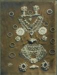 The jewelry of the Ruth St. Denis' first Radha costume.