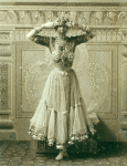 Ruth St. Denis in first costume for Radha.