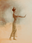 Ruth St. Denis in Radha, transitional costume