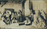 Ruth St. Denis depicted with members of the cast in The Cobras as it was interpolated in the opera Lakmé