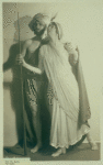 Ruth St Denis in The Incense with Ted Shawn in the costume of a hill tribesman from the Keith-Orpheum vaudeville act.