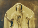 Ruth St. Denis in The White and Silver Nautch.