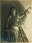 Ruth St. Denis in Black and Gold Nautch.
