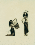 Ruth St. Denis and unidentified dancer in Egypta.