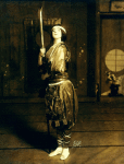 Ruth St. Denis in the Spear Dance from Omika