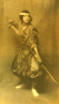 Ruth St. Denis in Spear Dance from Omika.