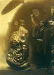 Ruth St. Denis with a member of the company in the Courtesan on Parade from Omika.