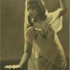 Ruth St. Denis as the Courtesan when she reveals herself as Kwannon, Goddess of Mercy, at the end of Omika