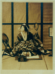 Ruth St. Denis in Omika at her toilette.