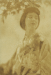 Ruth St Denis in a Japanese Dance of the Genroku Period.