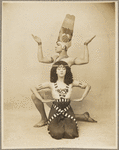 Ruth St Denis and Ted Shawn in Dance of the Rebirth from the Egyptian section of the Review of Dance Pageant
