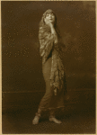 Ruth St Denis, in costume, no specific dance.