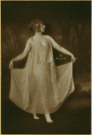Ruth St Denis in From a Grecian Vase, Orpheum vaudeville act based on the Greek Theatre pageant of 1916.