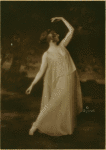 Ruth St Denis in From a Grecian Vase, Orpheum vaudeville act based on the Greek Theatre pageant of 1916.