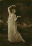 Ruth St Denis in From a Grecian Vase, Orpheum vaudeville act based on the Greek Theatre pageant of 1916.