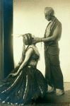 Ruth St Denis and Ted Shawn in The Native Girl and the Holy Man.  Extracted from the Greek Theatre pageant and used in vaudeville tour.