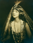 Ruth St Denis in The Nautch Girl and the Holy Man.  Used in Vaudeville Act