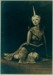 Ruth St. Denis in Siamese Ballet.