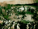 Ruth St. Denis doing an Egyptian dance at the Egyptian Fete given by Louis Tiffany, with Hedwig Reicher as Cleopatra, Pedro de Cordoba as Antony, and Paul Swan as Greek Slave & The 400 guests.