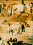 Ruth St. Denis doing an Egyptian dance at the Egyptian Fete given by Louis Tiffany.  Hedwig Reicher appeared as Cleopatra, Pedro de Cordoba as Antony, and Paul Swan as the Greek Slave