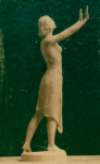 Statue by an unknown sculptor of Miss St. Denis in The Yogi.