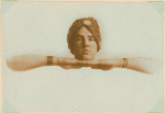 Ted Shawn in a satire on Oriental dance in a college play which he wrote.