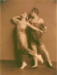 Ted Shawn and Norma Gould in an Oriental Dance.