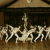 Ted Shawn as Krishna and Claire Niles as Radha in Krishna and Radha, with Doris Humphrey in circle, left front.