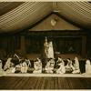 Ted Shawn as Krishna in Krishna and Radha, Claire Niles as Radha with pupils of Denishawn in an East Indian Nautch.