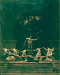 Ted Shawn and company in Mysteries of Dionysus, given at Greek Theatre, University of California.