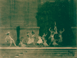 Ted Shawn and company in Mysteries of Dionysus, given at Greek Theatre, University of California.