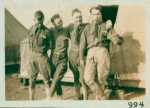 Ted Shawn and his tentmates at Camp Kearney when he first enlisted in an ambulance company.