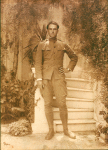 Ted Shawn as a private in the Army.