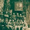 Ted Shawn, with Club members, at the Bohemian Grove.