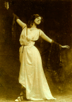 Ruth St Denis at the age of 16 in a Greek dance performed at Park Manor.